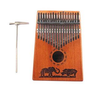 Homyl 17 Instruments /à Percussion Bois Kalimba Mbira Finger Thumb Piano