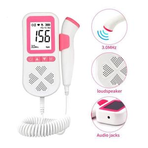 Generic Moniteur de fréquence cardiaque portable pour bébé enceinte,  détecteur d'échographie sonore fœtale à prix pas cher