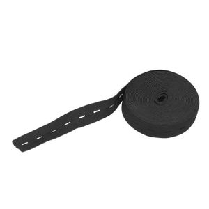 Ruban Élastique Boutonnière 20 Mm X 5 M - Pour Rallonge Taille - Couture DIY