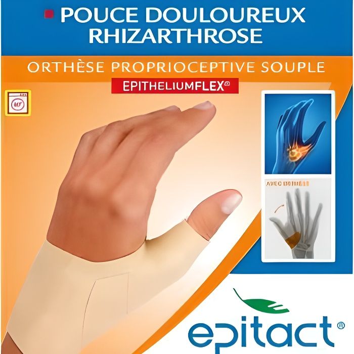 EPITACT Orthèse poignet-pouce proprioceptive gauche TL