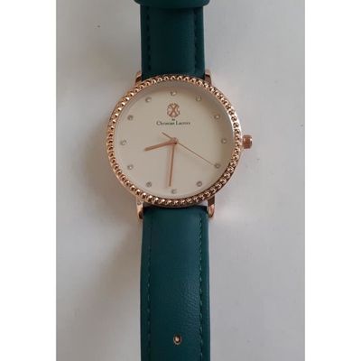 Montre CHRISTIAN LACROIX CXL W269 Vert Doré rose Ronde