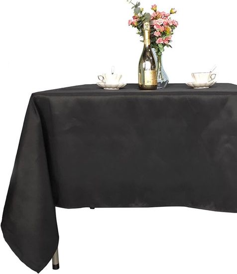 Lot de 10 Nappe Noir Rectangulaire 137 x 274 cmNappe Noire Lot de 10 Nappe Noir Rectangulaire 137 x 274 cmNappe Noire