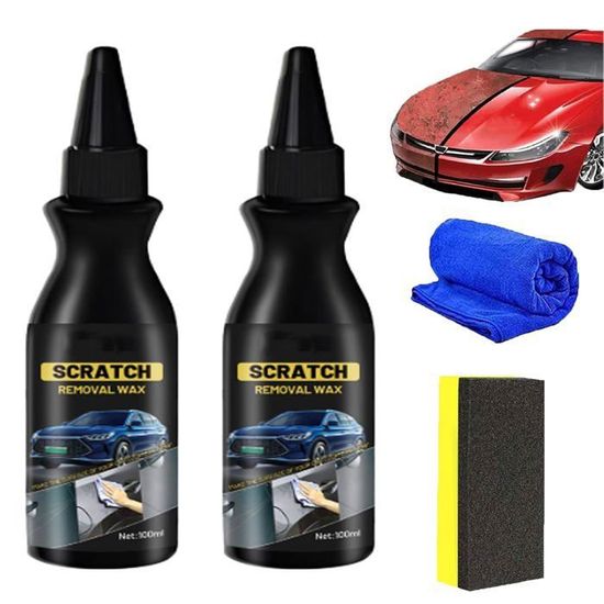 Oryshine Polish Voiture Rayure,éliminateur De Rayures De Voiture 100ml,Efface Rayure Profonde Voiture,Spray Anti Rayure Pour Voiture, Kit De Réparation De Rayures De Peinture De Voiture (1