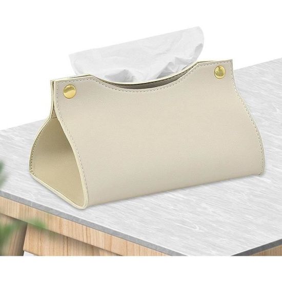 Housse De Boîte à Mouchoirs En Métal Effet Cuivre Autumn Alley - Forme Carrée, Déco Salle De Bain Ou Salon