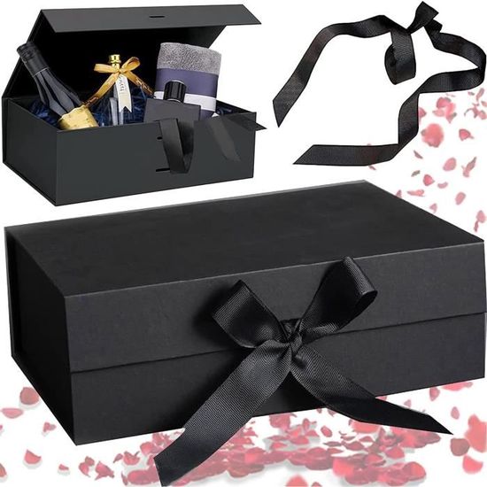 Boite A Cadeau Forhandy - Boîte Cadeau Luxe Avec Couvercle Magn Tique 31x27x9cm Rose 600212