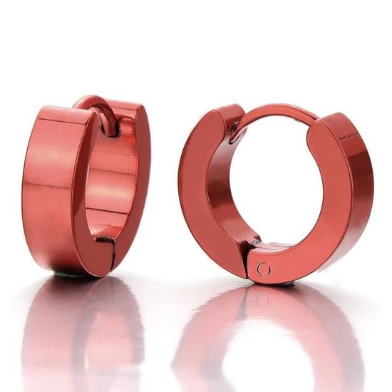 Yumilok Boucles D'oreilles En Acier Inoxydable Pour Homme: Hip Hop Bagues D'oreilles Avec Pendentif De Plume - Créatif Femme Créole Argent - Bijoux Fantaisie Adolescent Décoration