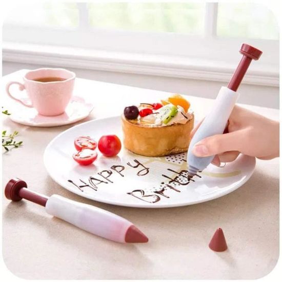 Plastique gâteau stylo pâtisserie Cookie Glaçage Pen Seringue