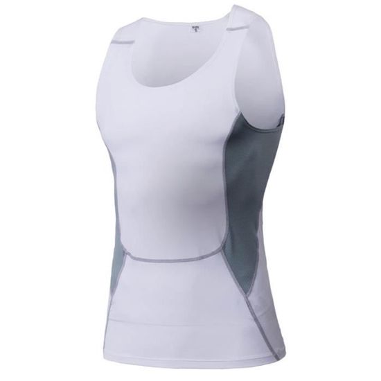 Debardeur Running Homme, Tee Shirt Sans Manche Homme Sport, Workout Sportif Tank Top Sans Manches Muscle Imprimé Maillot De Corps Stretch Shirt Pour Jogging Bodybuilding Fitness Gym