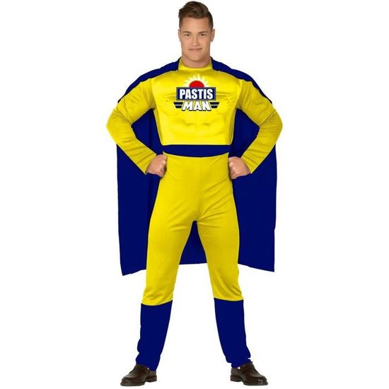 FIESTAS GUIRCA – Disfraz De Gánster Amarillo, Talla M, Con Sombrero, Corbata, Chaqueta Y Pantalones, 100% Poliéster