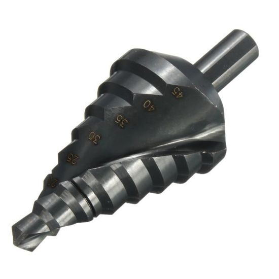 Fraise Conique HSS 10,4 Mm Exact 05713 - Tige Droite, Avec Cobalt - Pour Acier Inoxydable, Fabrication Allemande - 1