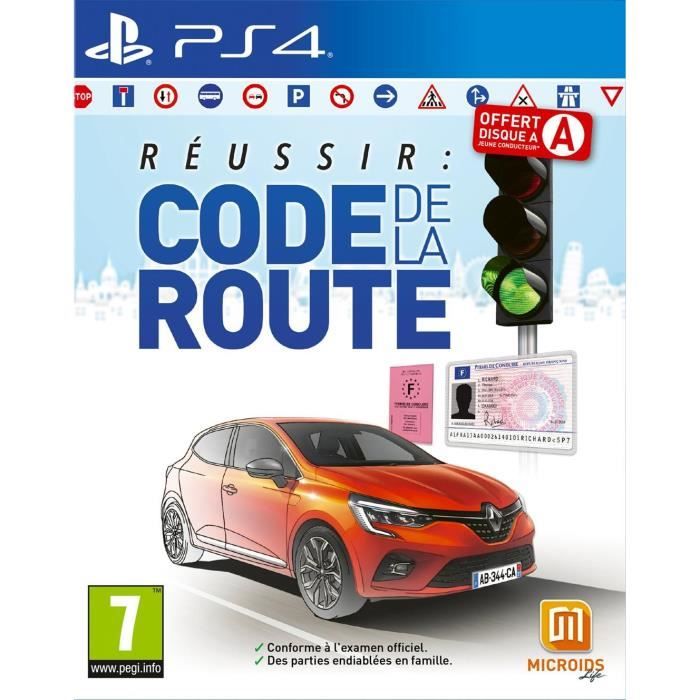 Réussir Le Code de la route Jeu PS4