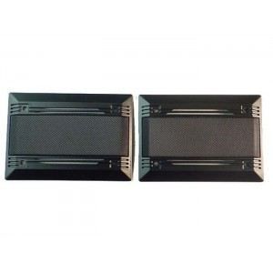 Grille HAUT-PARLEUR UNIVERSELLE D915 RECTANGULAIRE NOIRE