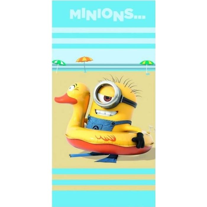 DRAP DE BAIN LES MINIONS Plage