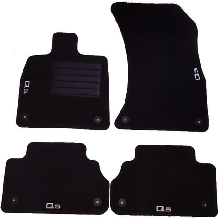 Jeu de 4 tapis moquette pour AUDI Q5 2012>