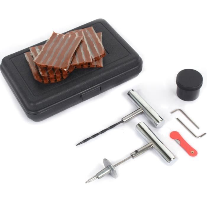 Voiture Van Moto Kit d'outils de réparation de crevaison de pneu Tubeless Plug de pneu Auto UK HB014 -OLL