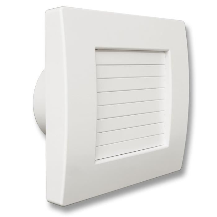 QA90 de Aerauliqa - Aspirateur axial diamètre 90 mm - 11 W - 55 m3-h - code 003174 - avec ailettes internes automatiques