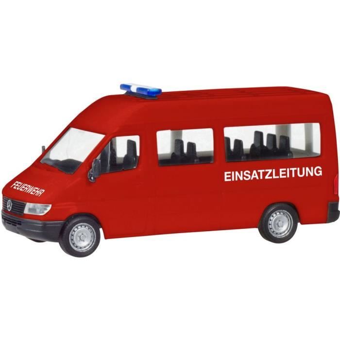 VEHICULE A CONSTRUIRE - ENGIN TERRESTRE A CONSTRUIRE - Modèle réduit de véhicule prioritaire Mercedes Benz H0 Herpa 094115 1 pc(s)