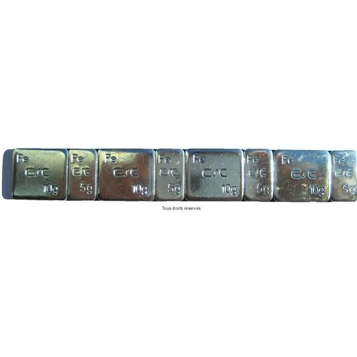 KYOTO - Masse Equilibrage (60g) Chrome Livraison 1 paquet de 10 pcs