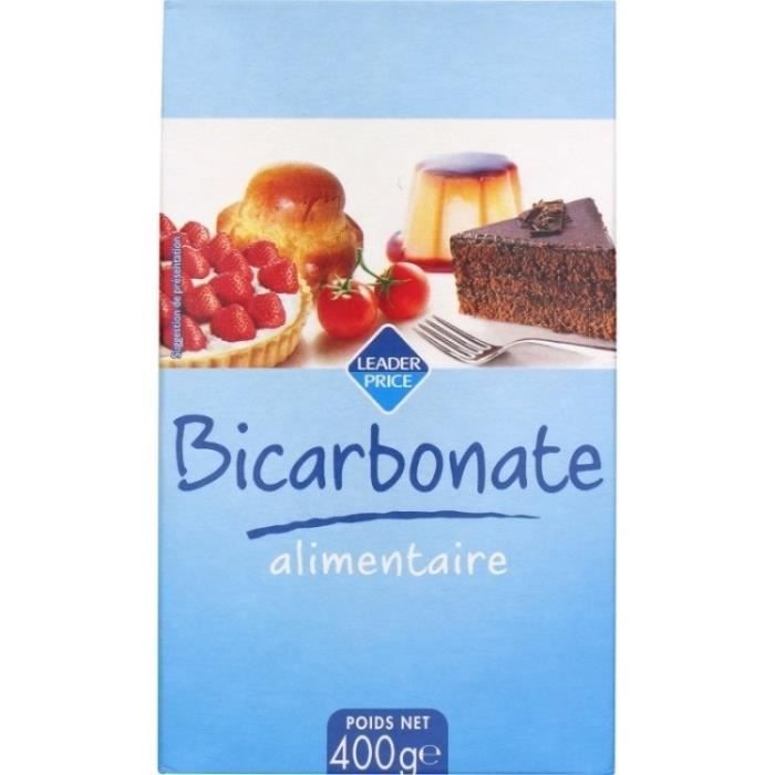 Bicarbonate alimentaire 400g Leader Price