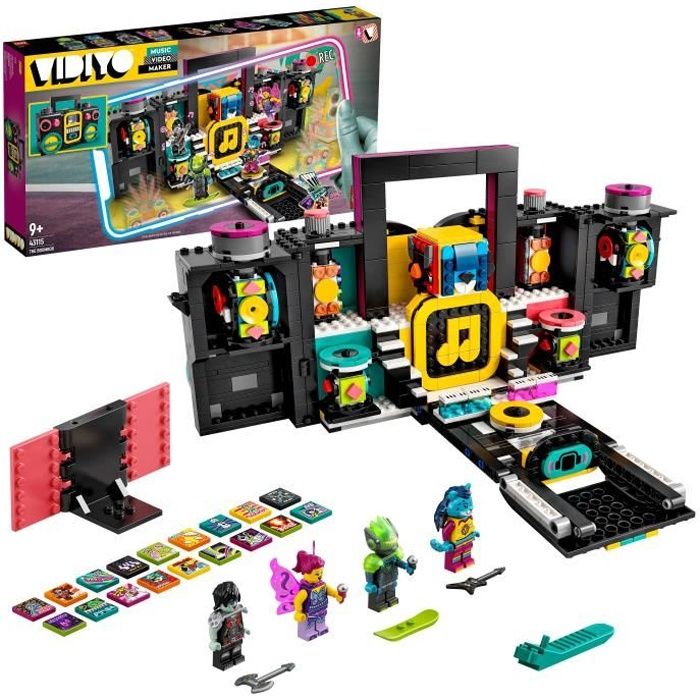 LEGO® 43115 VIDIYO The Boombox BeatBox Music Video Maker, jouet Musical et Application de Réalité Augmentée pour Enfants