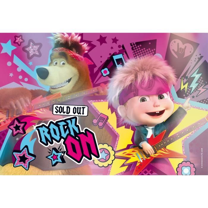 LISCIANI GIOCHI Masha Puzzle Supermaxi - 2x 12