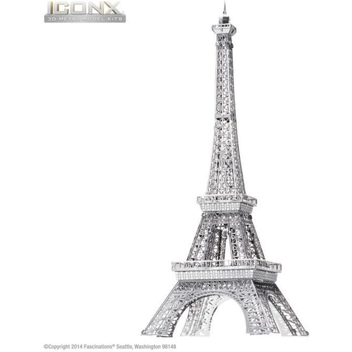 Maquette métal IconX - Tour Eiffel (Paris) - Métal Earth