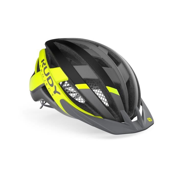 Casque VTT Rudy Project venger cross - titanium jaune fluo - 59/63 cm