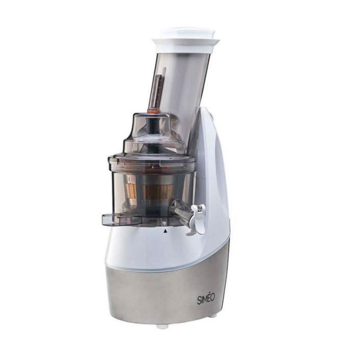 Simeo - extracteur de jus 240w blanc et inox - jei555