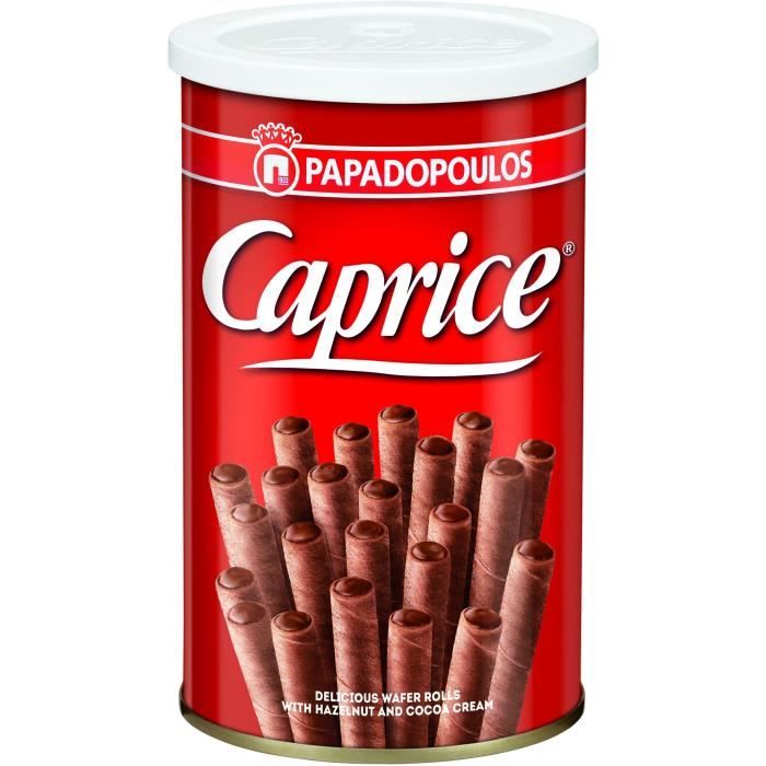 CAPRICE Gaufrettes Fourrées de Chocolat Praliné - 115 g