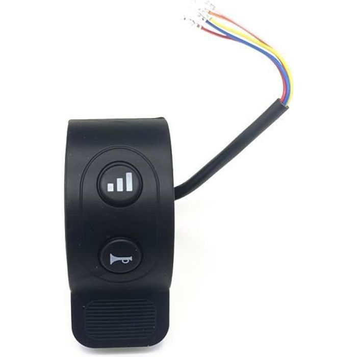Pièces détachées Trottinette électrique Surpass 8 PRO (E8.3) Commodo klaxon, feux & frein électronique avec cable.