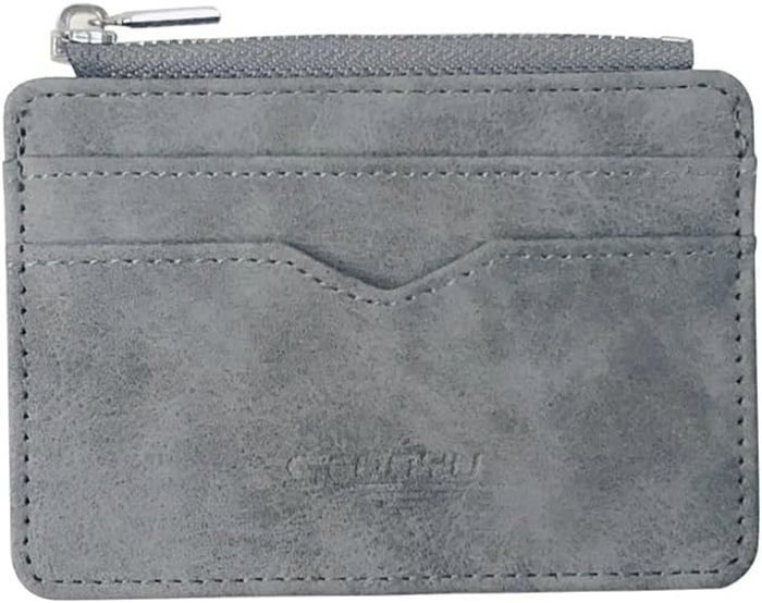 Portefeuille Avec Porte-cartes En Cuir Brun Et Brun Foncé Anti-RFID Par