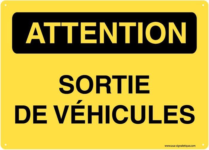 Plaquette Signalétique Plexiglas De Couleur Sortie Droite | Bricoman