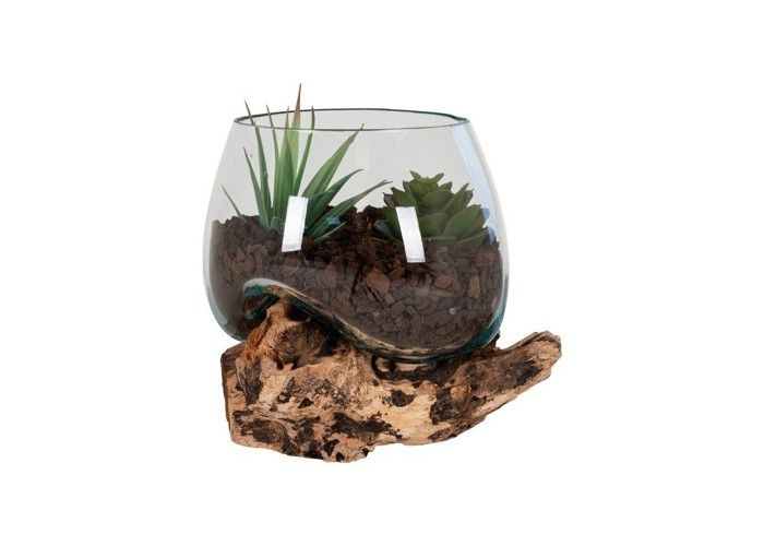 Comparer les prix de Terrarium San - epikasa - Marron - Bois - 15x15x15 cm