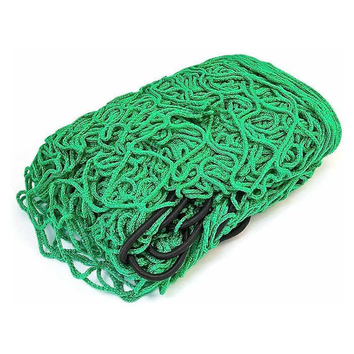 Filet De Chargement Remorque 3x5m Vert PEHD – Filet Élastique Robuste Pour SUV, Camion, Bateau Et Pick-up