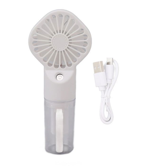 Ventilateur Brumisateur Portable - OKUMGGYJ - Mini Ventilateur - 4 Vitesses - Rechargeable USB - Silencieux - Okumggyj