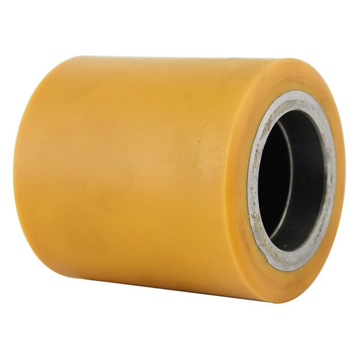 Galet 82 X 100 Mm Polyamide Blanc Alésage INOX 20 Mm - Roue Pour Transpalette Et Gerbeur, Charge 1200 Kg
