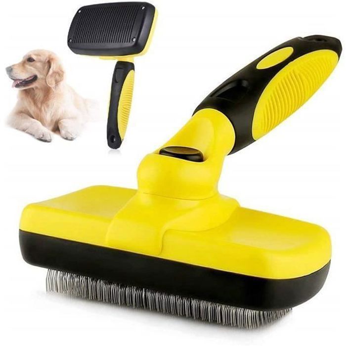 Comparer les prix de PeigneBrosse Toilettage Brosse pour Chien et Chats a Poil Long et Court, pour Se Débarrasser des Poussières et Poils Morts