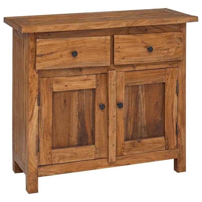 Enfilade/Bahut/Vitrine - Rustique - Buffet bois dacajou massif 75 x 30 x 65 cm @644656