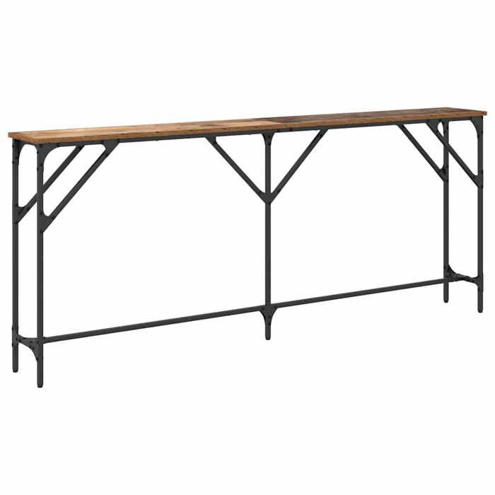 Réduction - Meuble console - Table dappoint Design élégant - bois Ancien 180 x 23 x 75 cm @FR756738