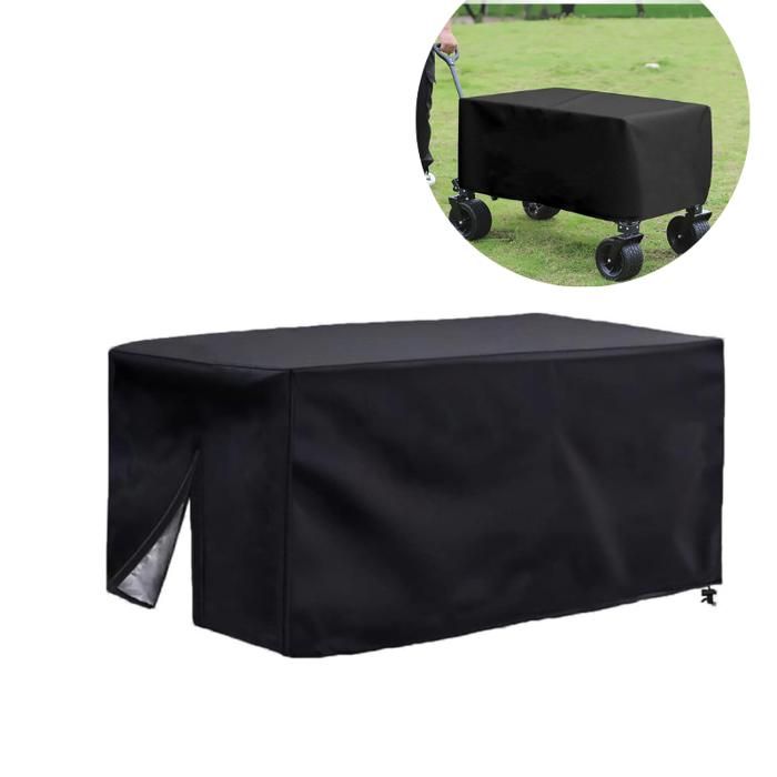 Copertura Impermeabile Per Carrello Pieghevole - 210D Oxford, Antipolvere E AntiUV - 97x61x56 Cm - Nero