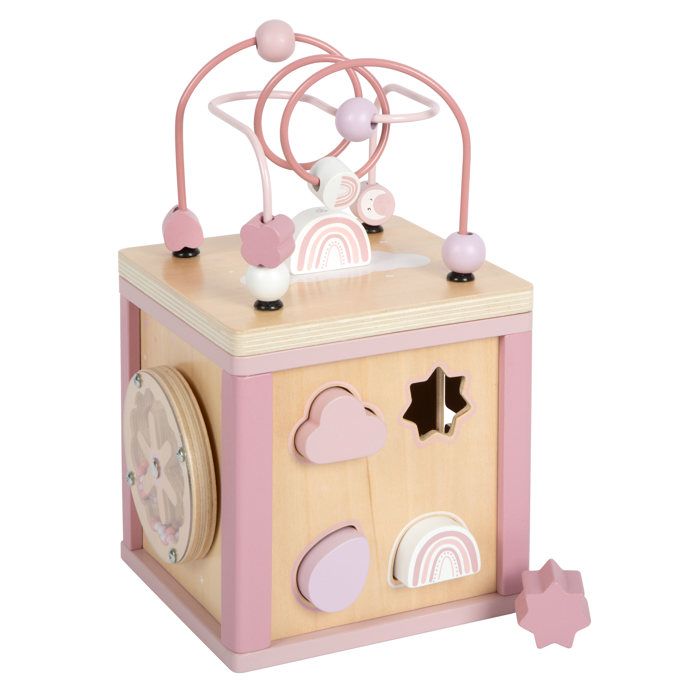 Cube de motricité rose Cube de motricité rose