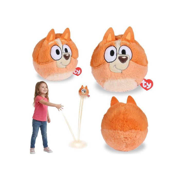 TY Bluey Bingo Peluche de balle mascotte rebondissante BEANIE BOUNCERS jouet dadresse pour enfants 10 cm