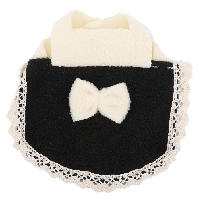 Ensemble cape pour hamster avec nœud papillon vêtements en polaire douce pour petits animaux (noir ACCESSOIRES FABRICATION MAISON
