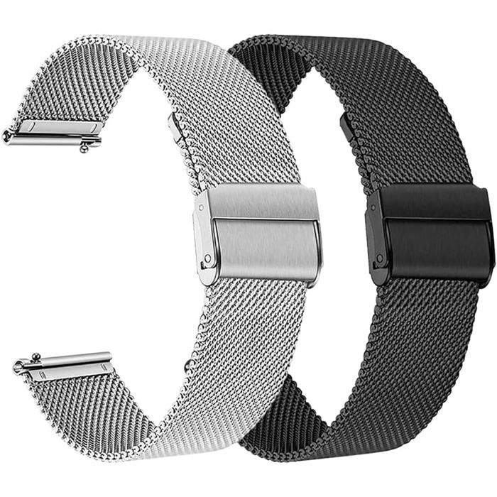 Bracelet de Montre en Acier Inoxydable 22 mm Compatible avec Ruimen H1/D1 Bracelet de Rechange pour Homme et Femme