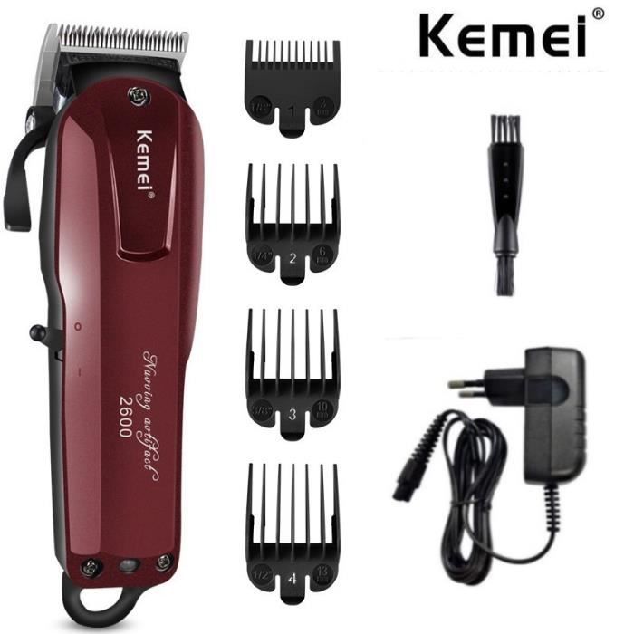 KM-2600 tondeuse à cheveux électrique professionnelle, rasoir puissant ...