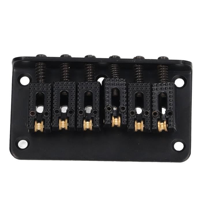 Chevalet De Basse Électrique Avec Selles Laiton - Chevalet Noir 76 Mm Pour Jazz Bass