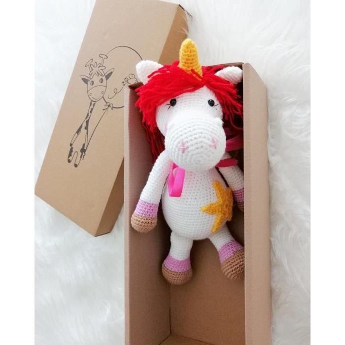 Solenzo Amigurumi Peluches Licorne Faits Main Au Crochet Cdiscount Puericulture Eveil Bebe