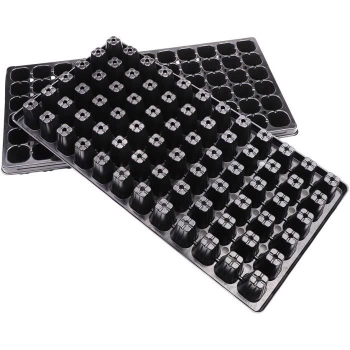 Plateau De Germination En Plastique - Set De Pots Pour Semis, Micro-pousses - Jardinage Intérieur, Balcon, Culture Maison