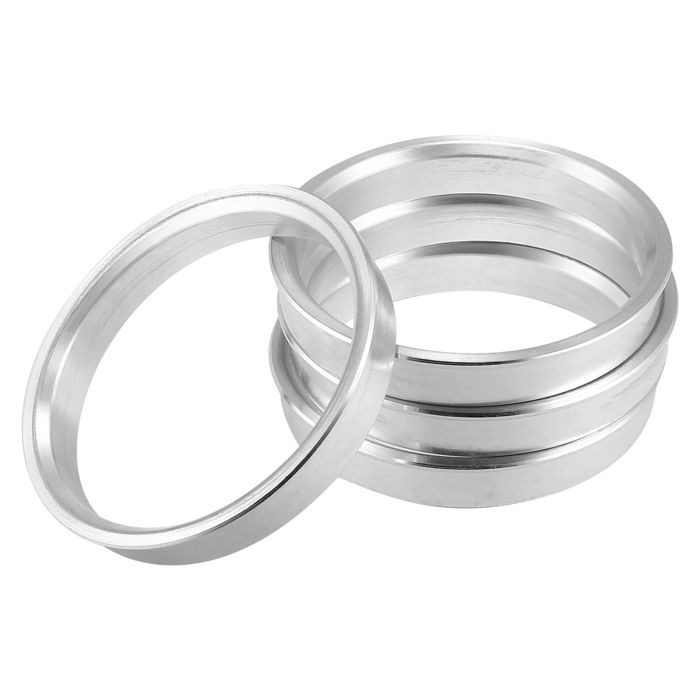 4 Bagues Centrage Jante X AUTOHAUX 63.4mm Vers 57.1mm - Anneaux Moyeu Alliage Pour Voiture