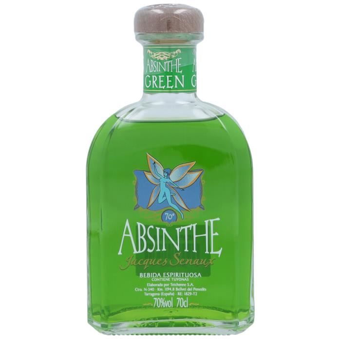 Absinth Green Jacques Senaux 0,7L (70% Vol.) | Absinthe - La cave Cdiscount